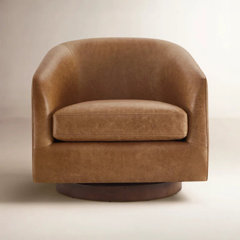 New Accent Genuine Leather Chair Home Deor