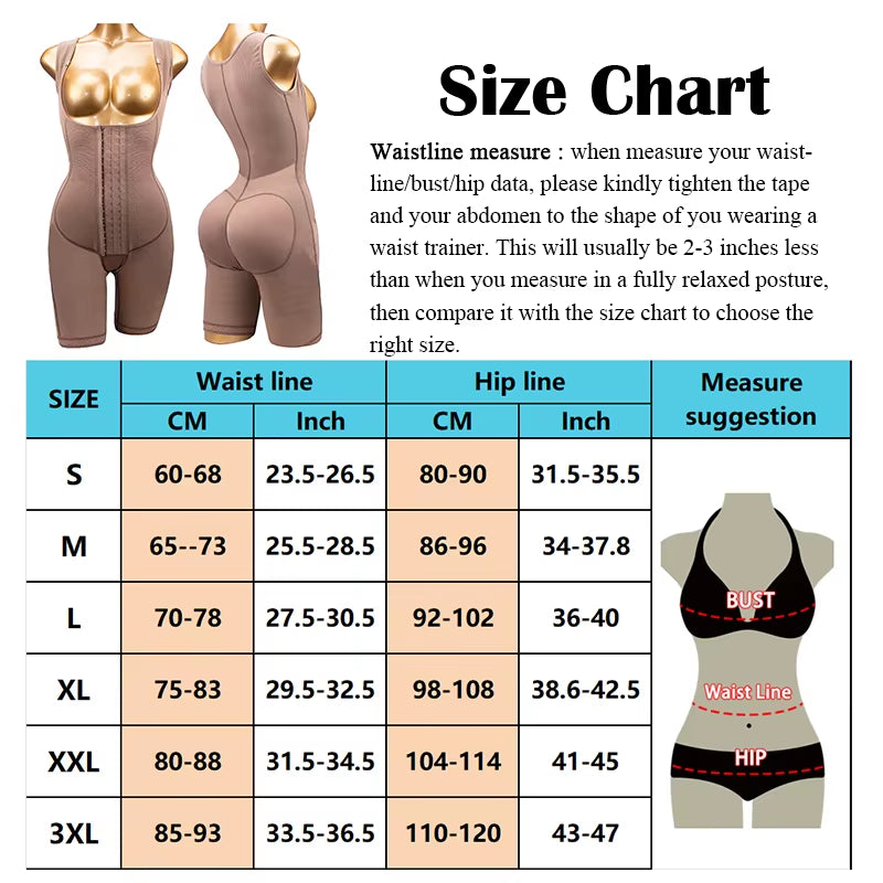 New Women Shapewear Bodysuit – Seamless BBL & Abdomen Control
