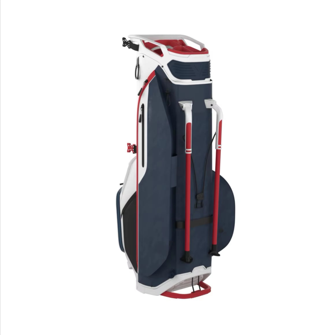 New Poly Leather Made Custom Waterproof 5-Way Golf Stand Bag