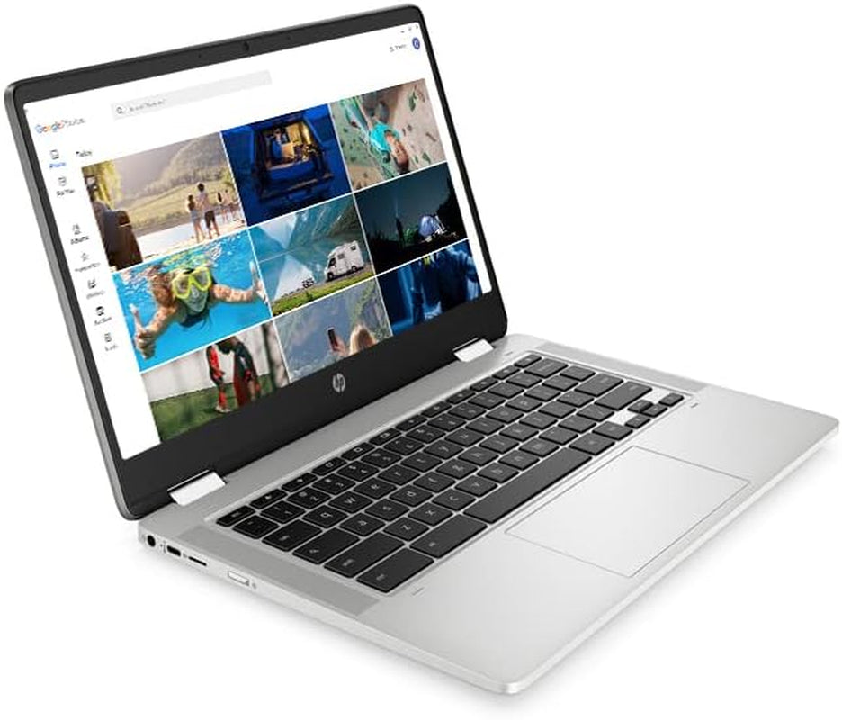 Chromebook X360 14A-Ca0010Sa - Intel Pentium Silver N5030 Processor - 4GB RAM - 128GB Emmc - 14 Inch HD 16:9 Display - Chromeos Mineral Silver