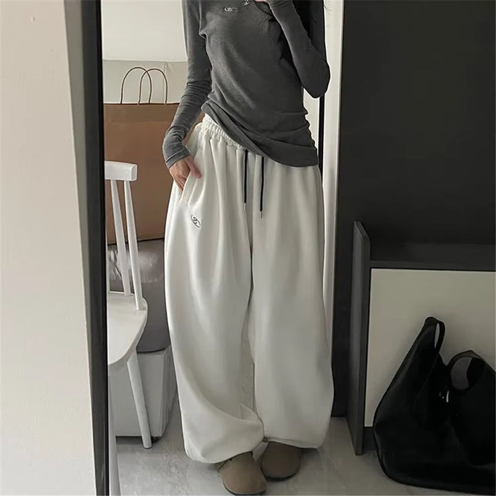 Women Oversize Style Loose Sweatpants Women Baggy Trousers Casual Wear