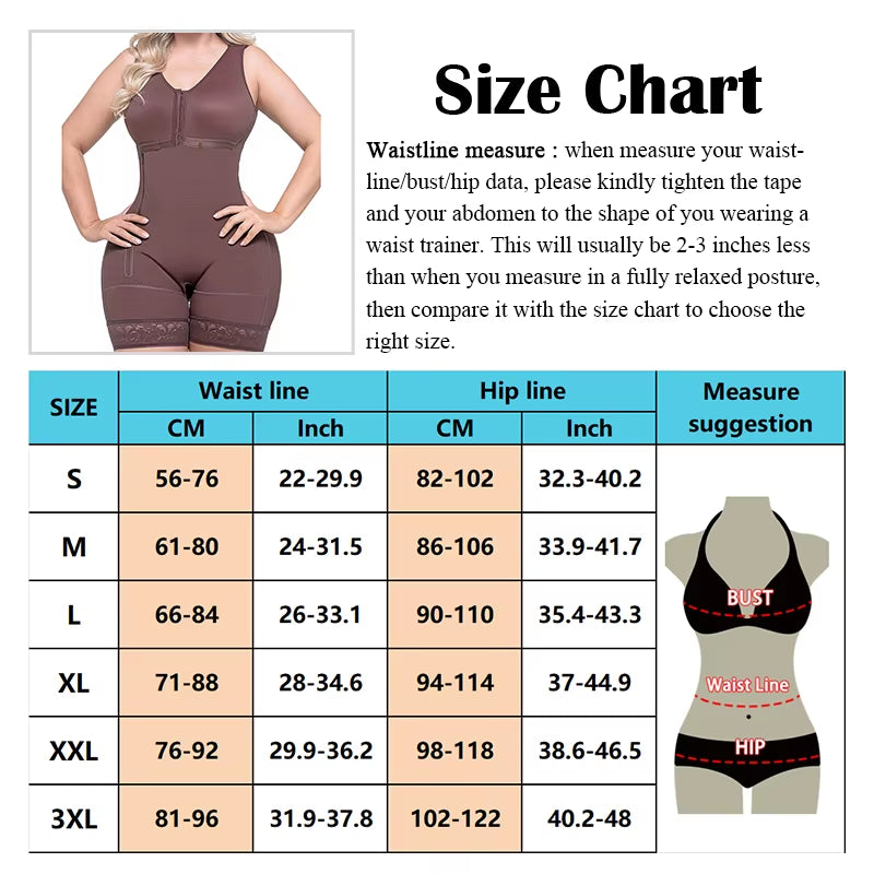 New Women Colombian Bodysuit – Body Shaper Corset Bustier 