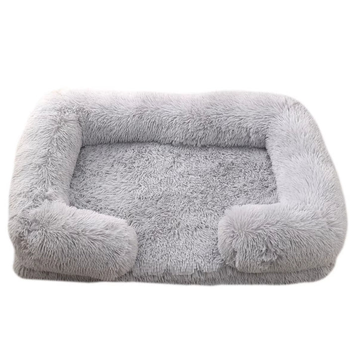 New Square Dog Bed Plush Pet Bed Winter Thickened Pad Bed 