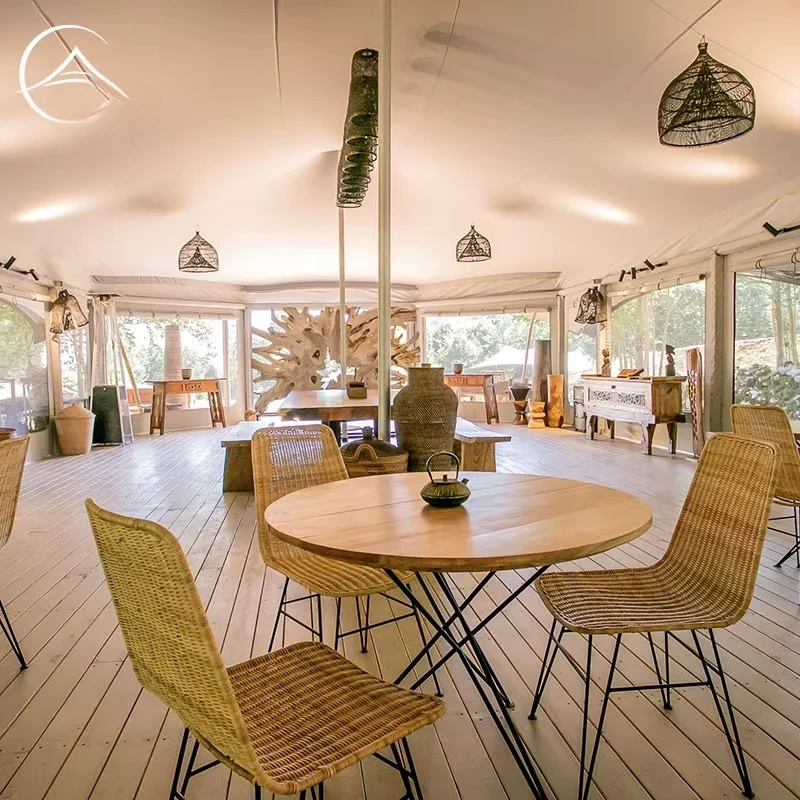 Luxury Living 2 Person Grade 9 Windproof African Safari Lodge Tent