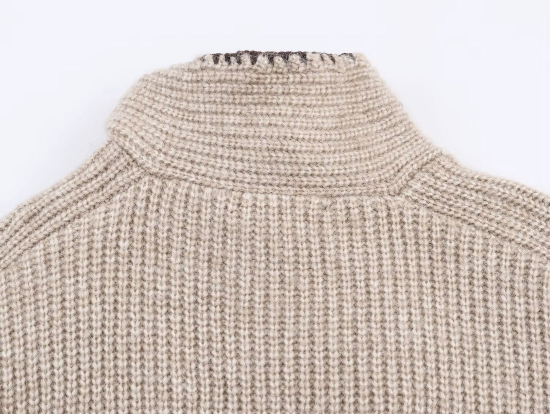 New Winter Long Sleeve Women Knitted Sweater