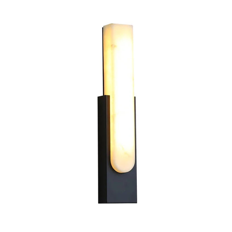 LED Marble Wall Lamp Bedside Golden Luxury Home Decor Light
