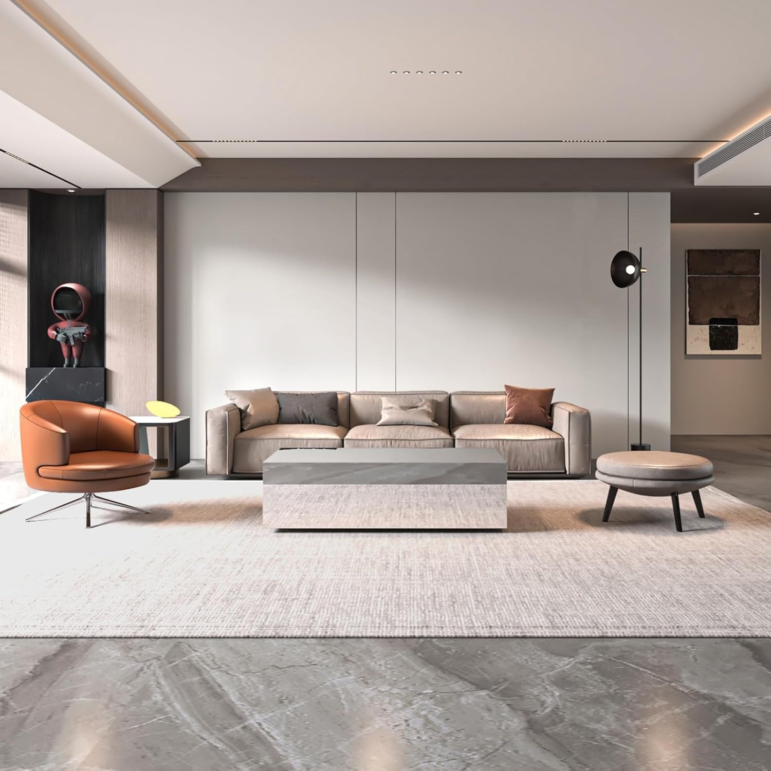 Mirrored Coffee Table for Living -  Premium Furniture Table