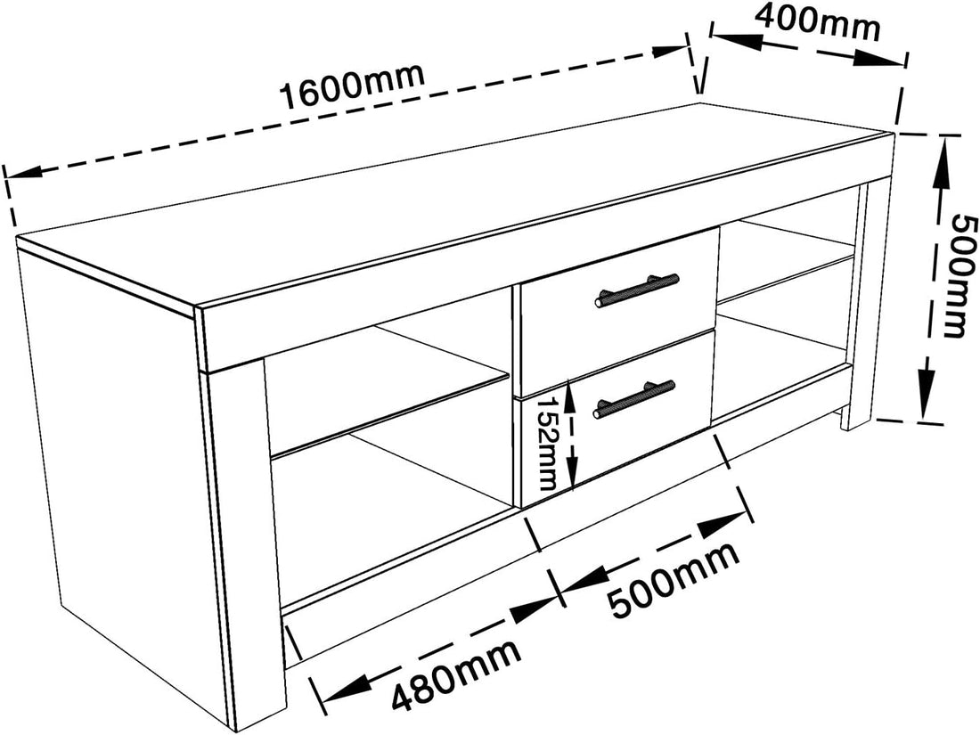 1600Mm Art Deco Glamour Cabinet with LED Light for 22"-65" Flat Screen 4K Tvs/Living Room Bedroom Furniture TV Cabinet with Shelves and Drawers for Media Storage,White