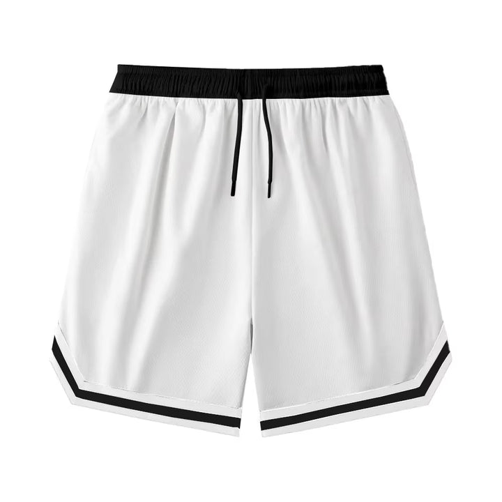 Men'S Basketball Shorts Summer Breathable Casual Shorts Beach Fashion Stripe Quick-Drying Sportwear Joggers Fitness Streetwear