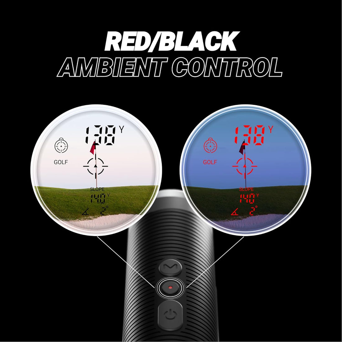 Modern Series 3 Max+ Golf Rangefinder with Slope Switch, 1000 Yards long Range