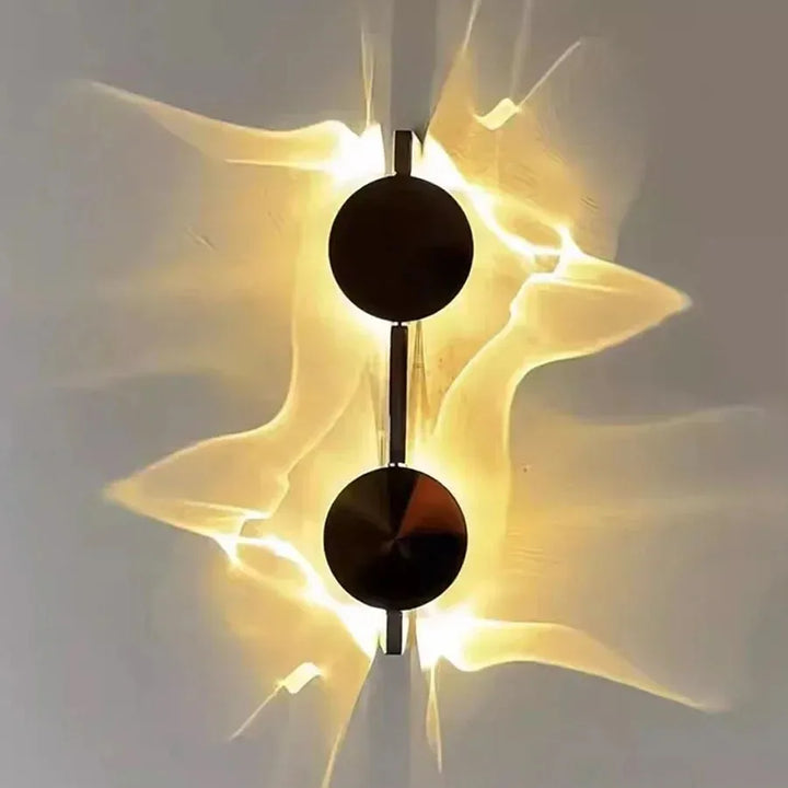 New Creative Art Corrugated LED Wall Lamps Bedroom Bedside Wall Light