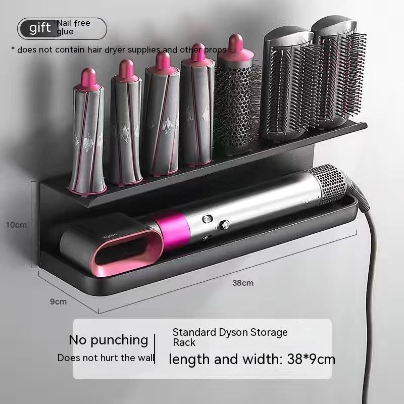 Hair Curler Storage Rack Style Shaper Bracket Wall Hanging