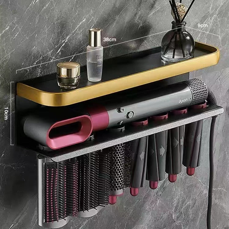 Hair Curler Storage Rack Style Shaper Bracket Wall Hanging