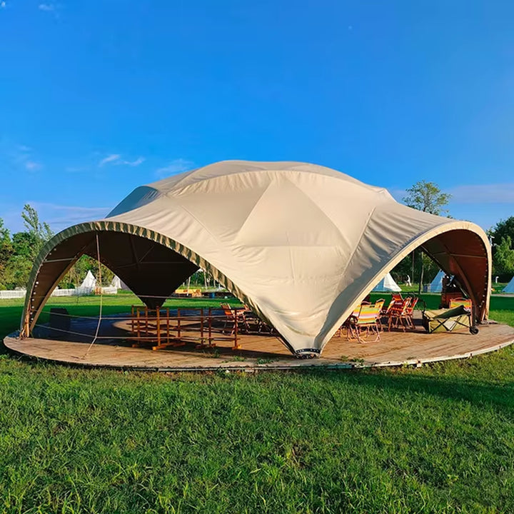 Outdoor Waterproof Luxury Tent Glamping Party Dome Canopy Tent Hotel Tent Coody Petal Dome Tent