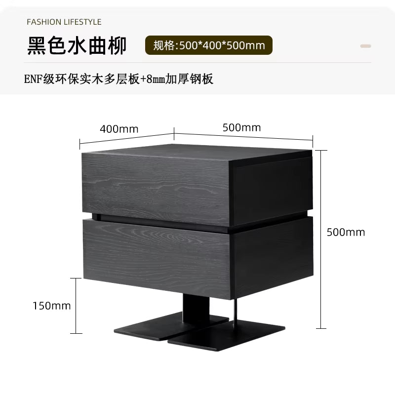 Home Modern Lights Bedside Tables Nightstands witj Locker