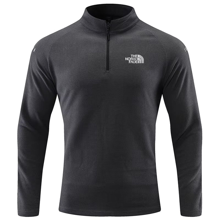 Elite Mens Zipper High Collar Hoodie  Sports Fitness op Quick Drying Running Outerwear Men