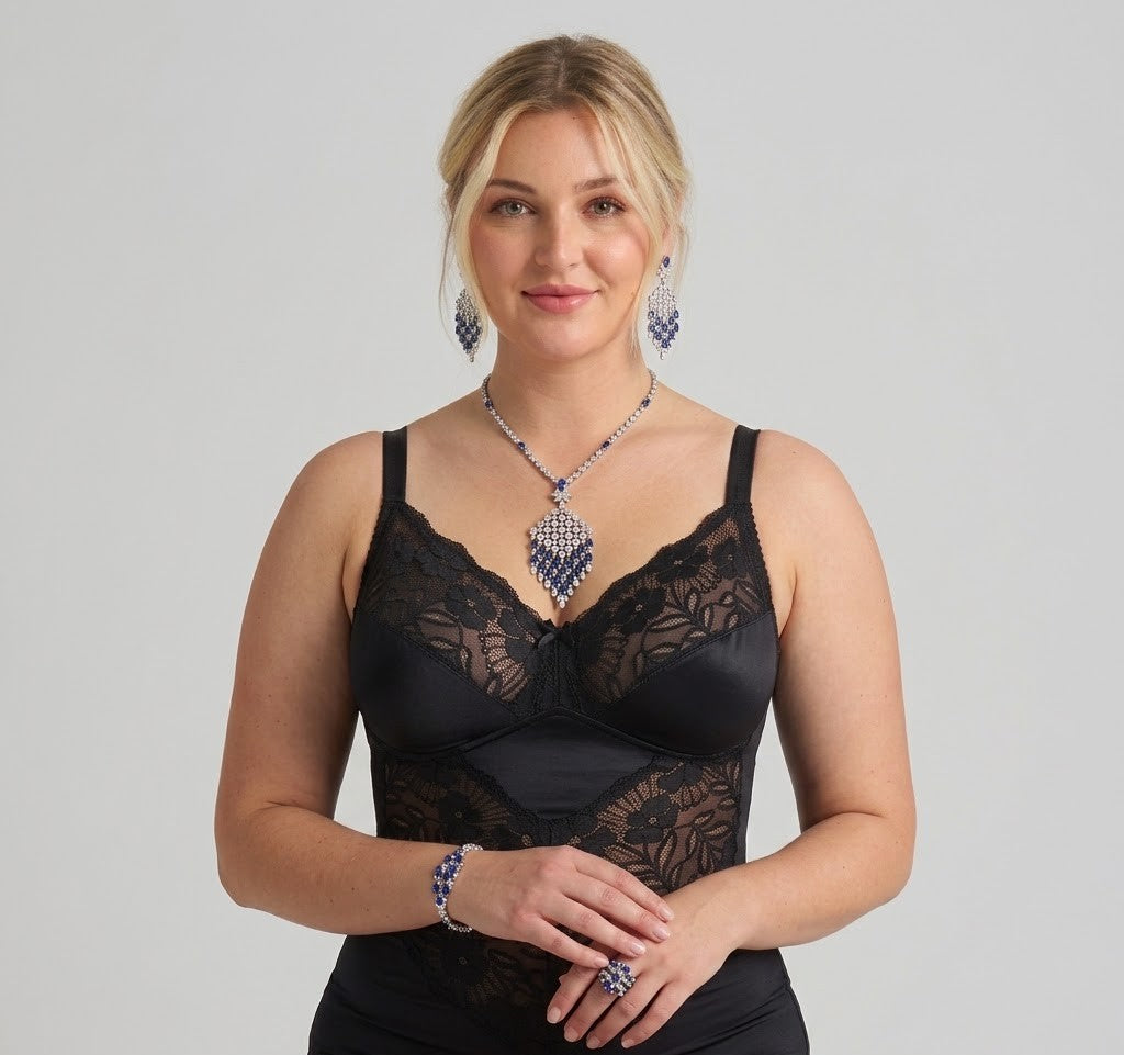 Luxury Cubic Zirconia Bridal Jewelry Set for Women – Wedding Necklace and Engagement Accessories