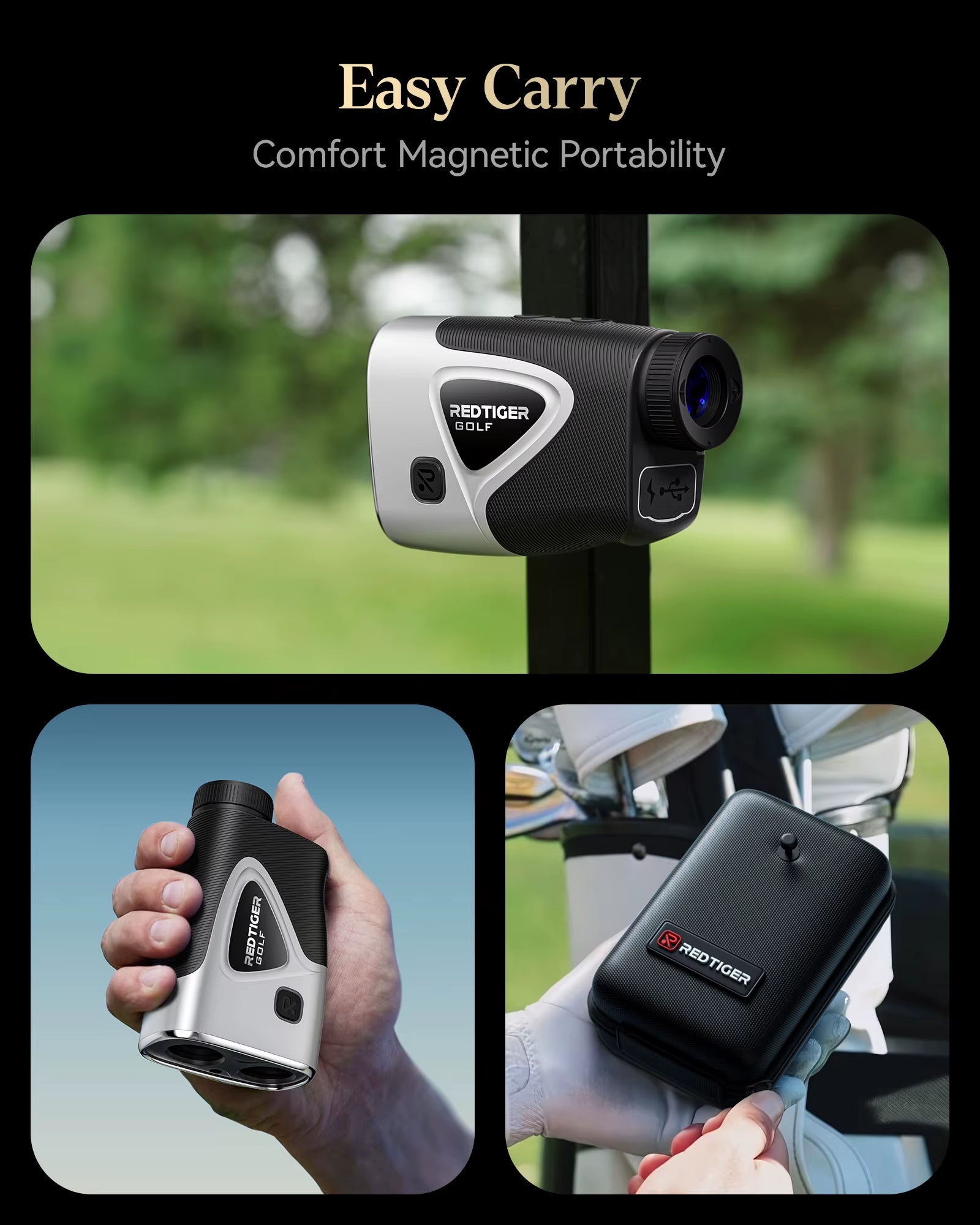Pro C016 Golf Rangefinder with Slope and Pin Lock Vibration 
