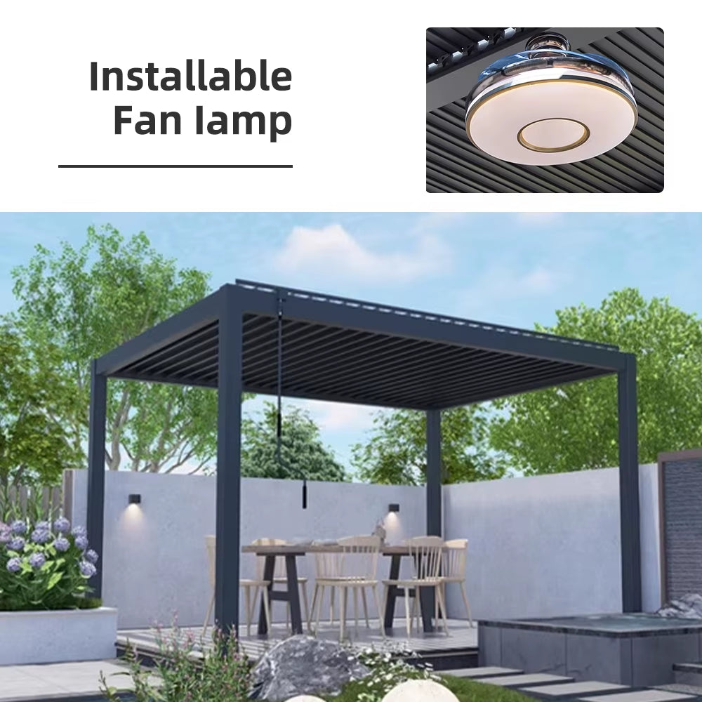 New Aluminum Modern Gazebo for Home Party & Outdoor Kitchen