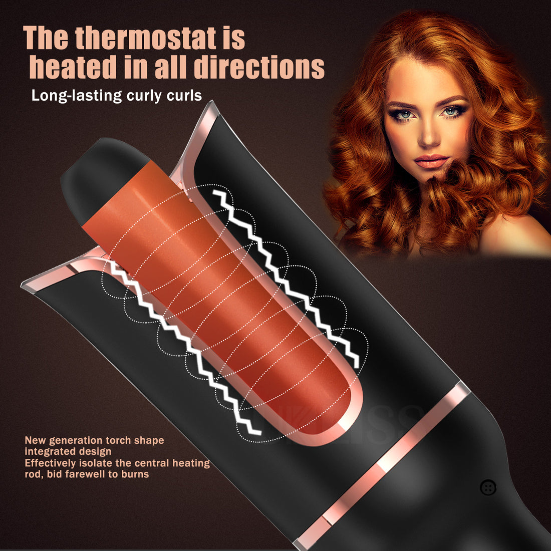 Automatic Hair Curler Negative Ion Rotating Lazy