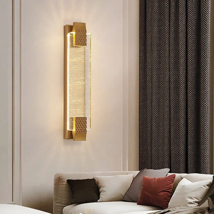 Modern Luxury Crystal Wall Lamp Bedroom Bedside Corridor Lights
