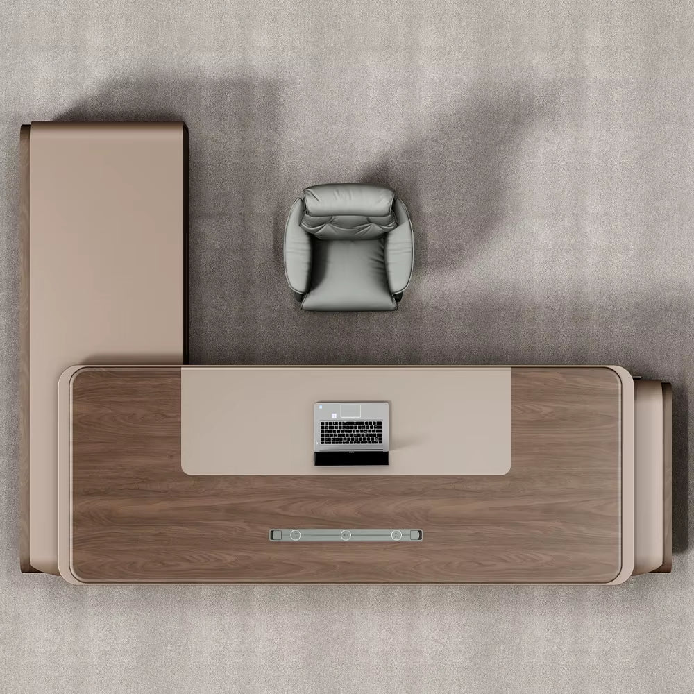 Modern Melamine Board Executive Chair and Table Desk