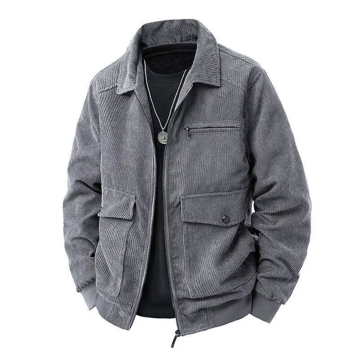 New Mens Corduroy Lapel Jacket Casual Wear