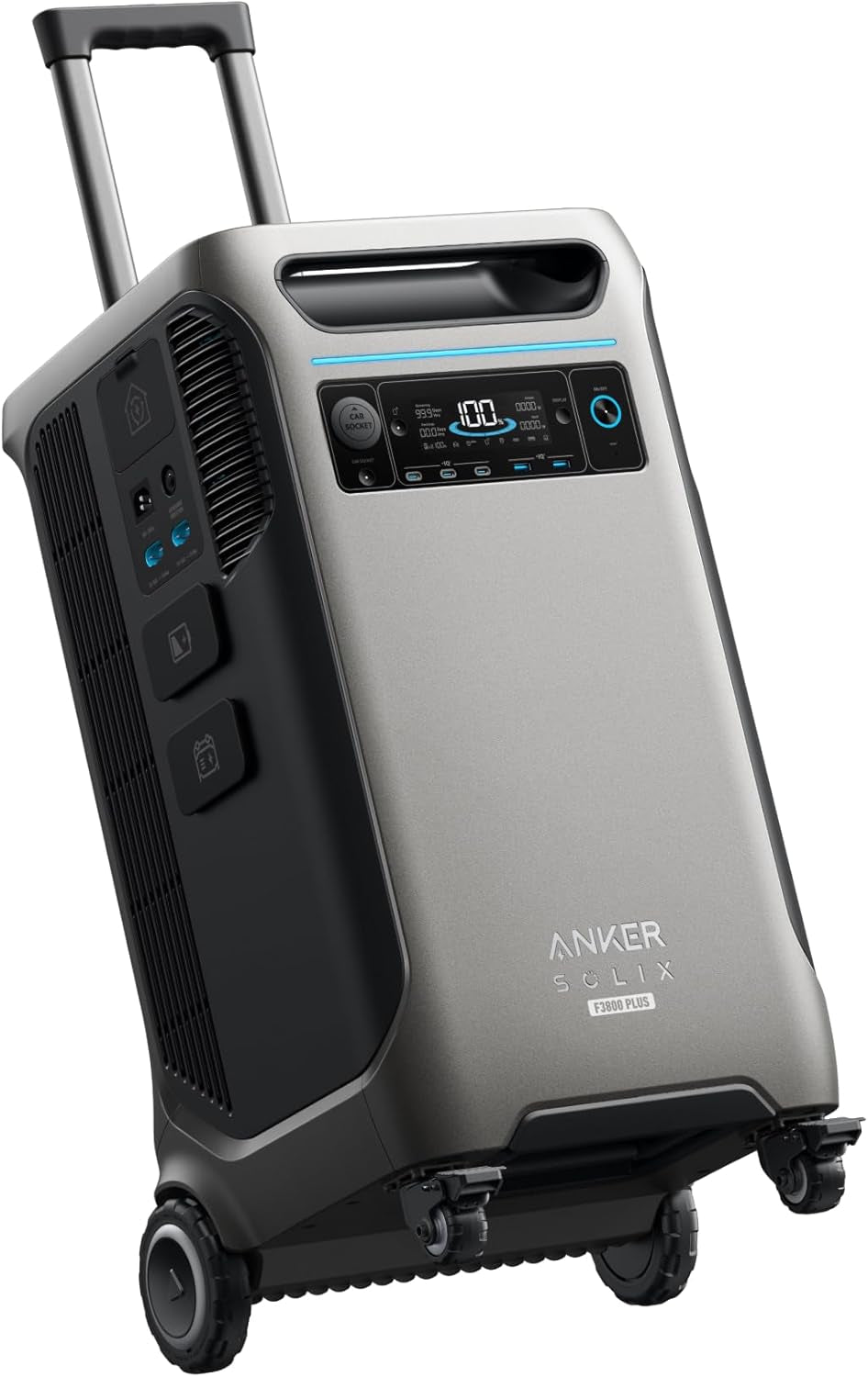 New Travel Portable F3800 Power Station 3,200W Solar Input, Generator