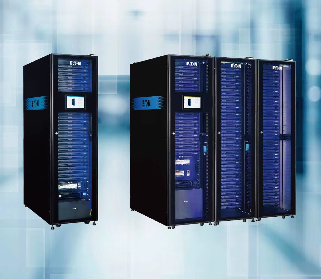 Eaton Online Three Phase Micro Data Center Icube Provides Power Supply IT Rack Power Distribution Thermal Monitoring Integrated