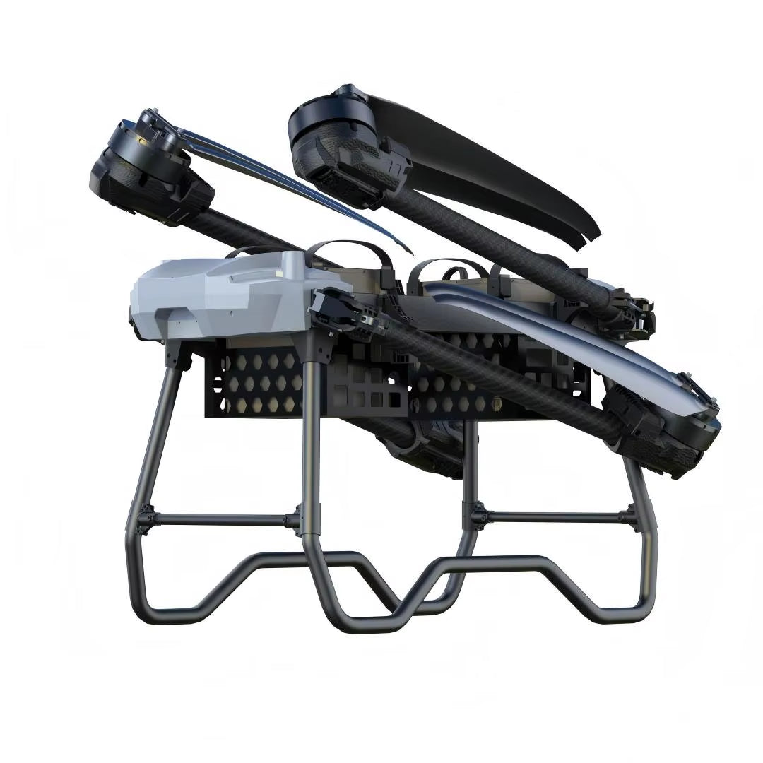 Outdoor Window Cleaning Drone with Water Hose Chemicals