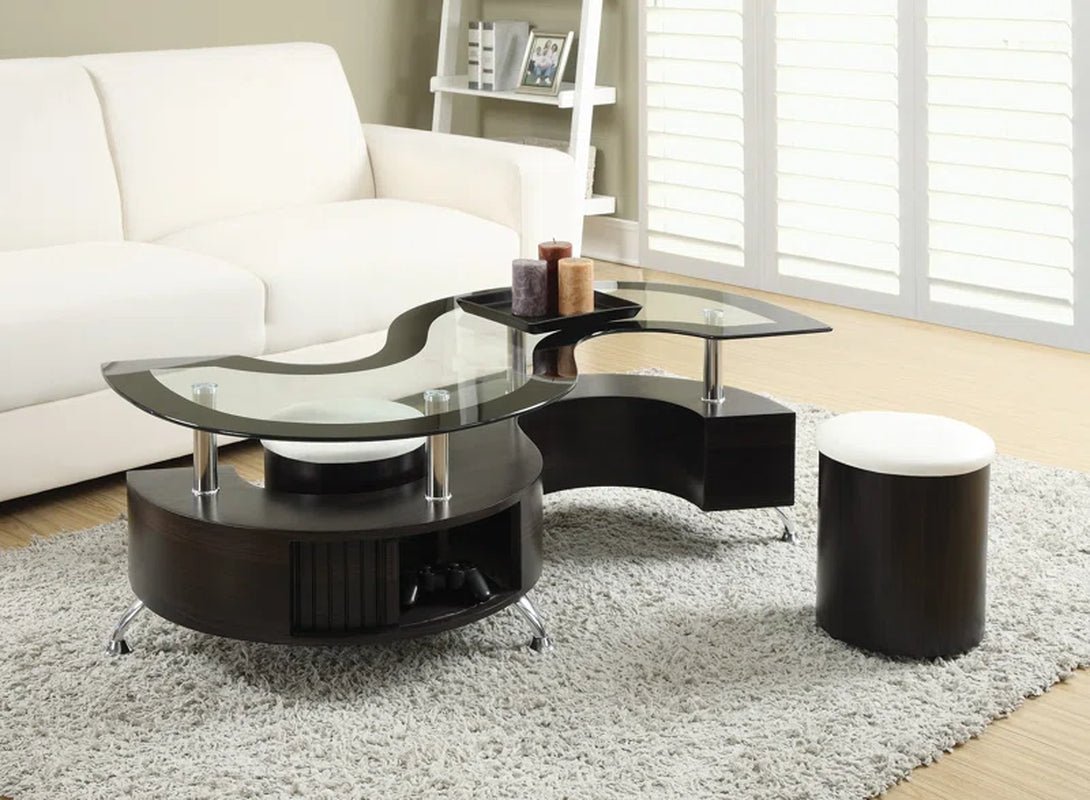 Elite Vojor Glass Top Coffee Table