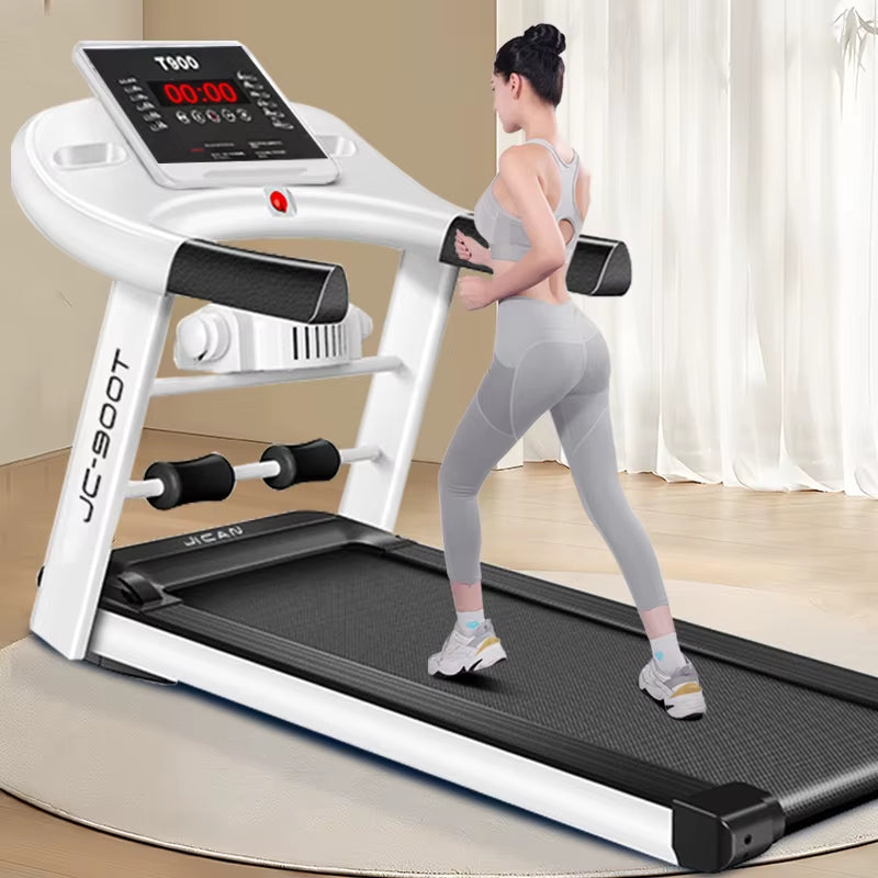 Motorized Foldable Electric Treadmill for Home Gym Fitness