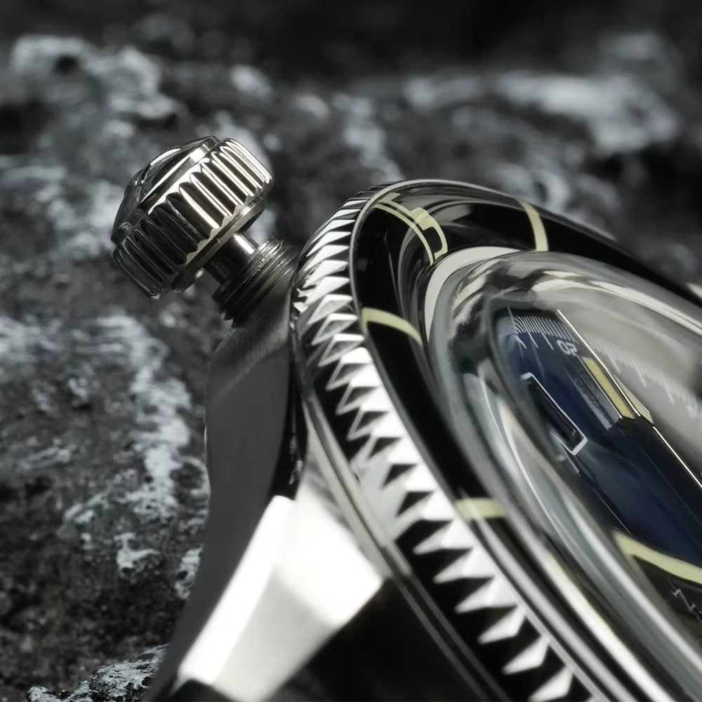 New Mens Genuine Leather Waterproof Wristwatch