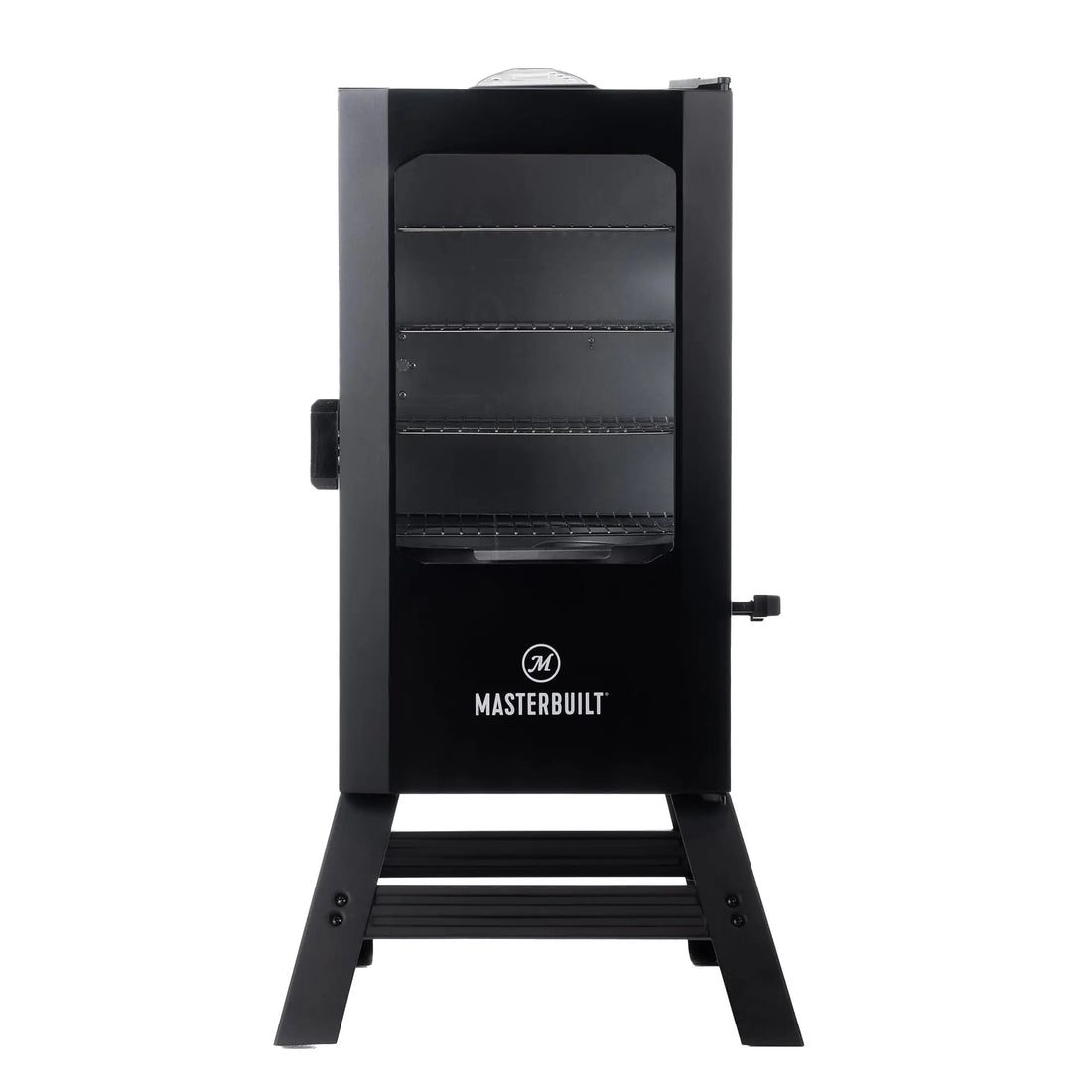 Masterbuilt® Digital Electric Vertical BBQ Smoker with Leg Kit, Side Wood Chip Loader and 710 Cooking Square Inches in Black