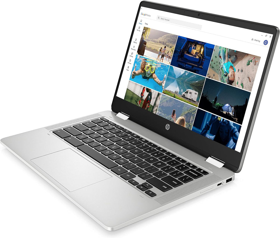 Chromebook X360 14A-Ca0010Sa - Intel Pentium Silver N5030 Processor - 4GB RAM - 128GB Emmc - 14 Inch HD 16:9 Display - Chromeos Mineral Silver