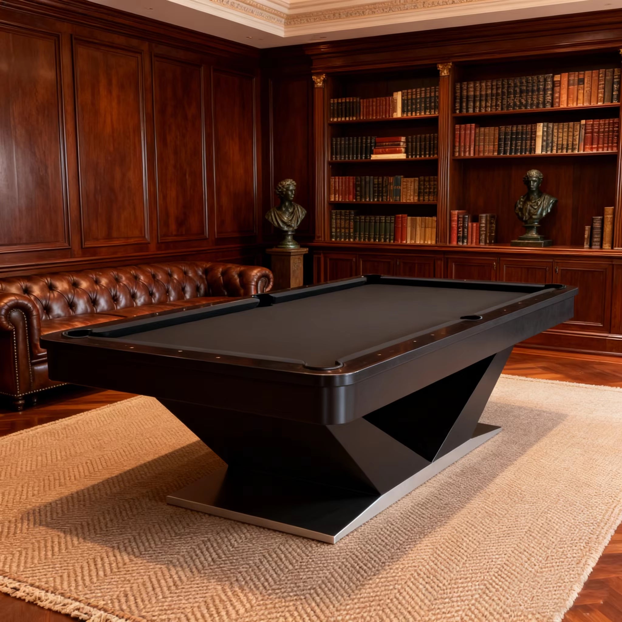 Professional luxe Diamond Billiard Table – Solid Oak Wood Build