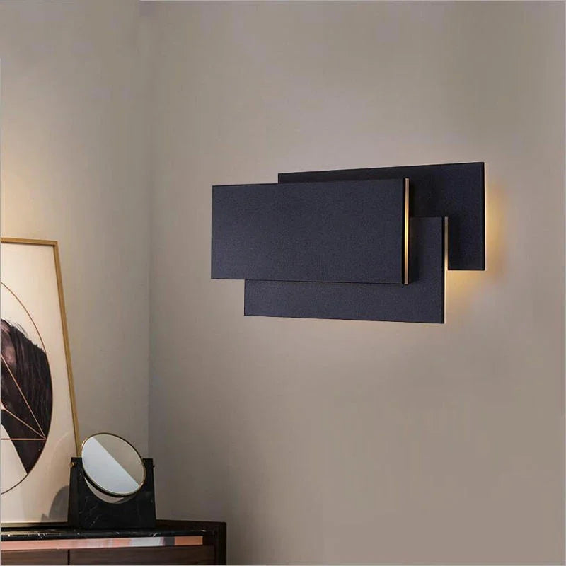 Premium Three-Layer Stacked LED Wall Lamp Bedside Lighting 