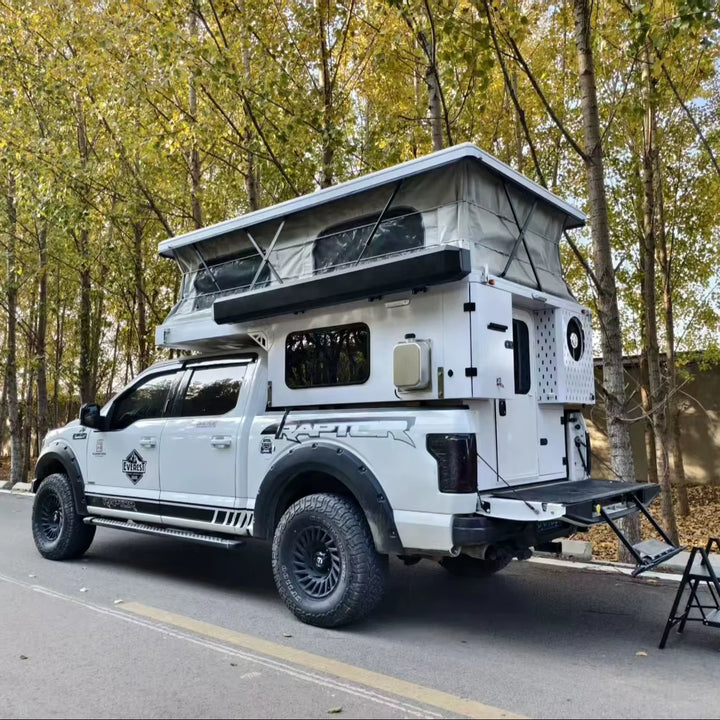 New Pickup Truck-Mounted Slide-In RV Outdoor Adventures & Camping