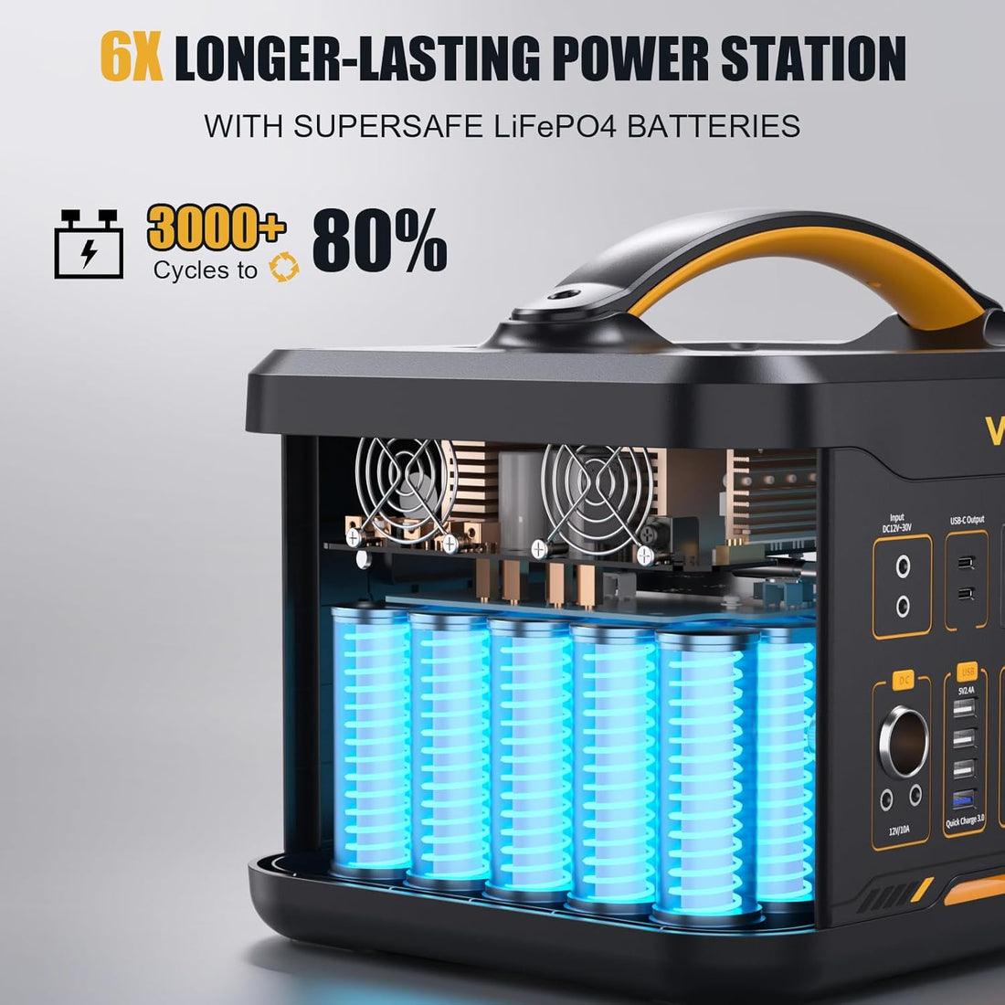 Jump 1500X Power Station, 828Wh Solar Generator 1500W Batterty