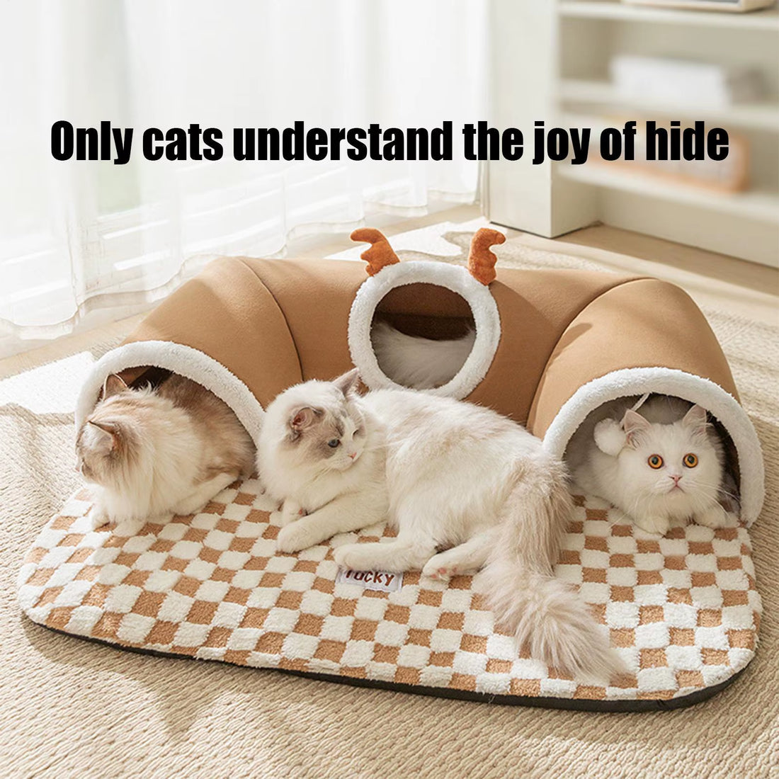 New Cat Bed Tunnel Play Indoor Outdoor 