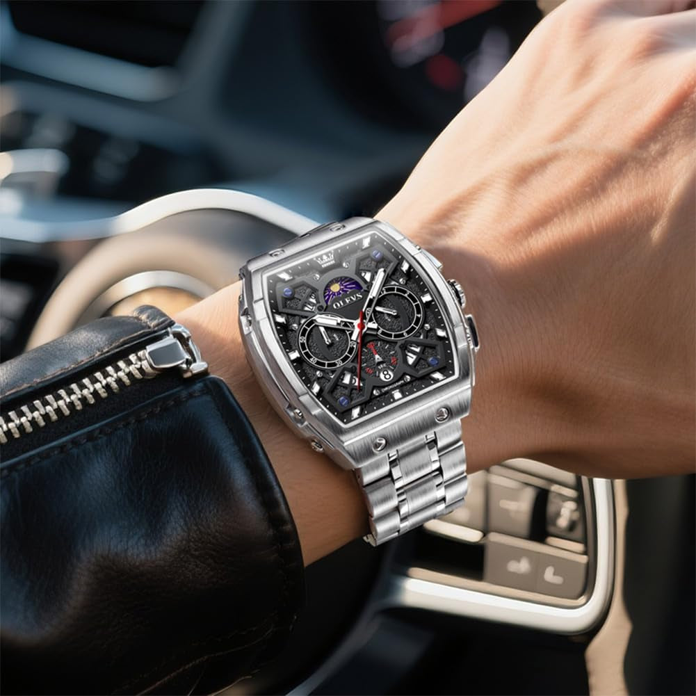 Mens Business Dress Chronograph Waterproof Watch