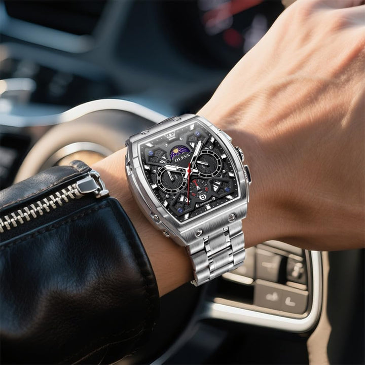 Mens Business Dress Chronograph Waterproof Watch