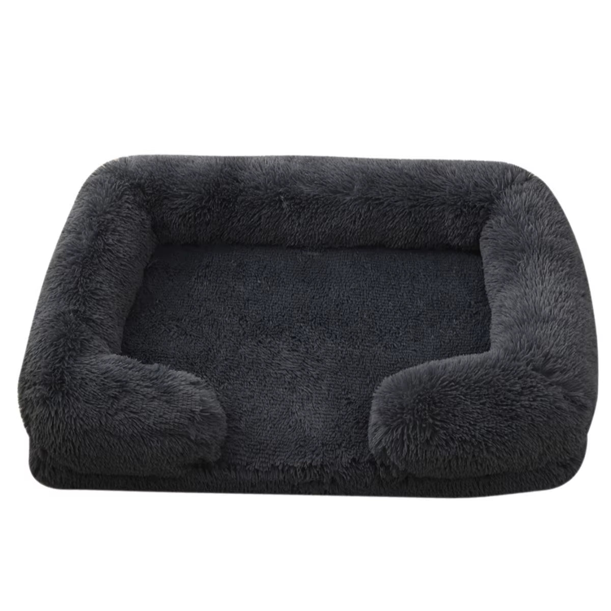 New Square Dog Bed Plush Pet Bed Winter Thickened Pad Bed 