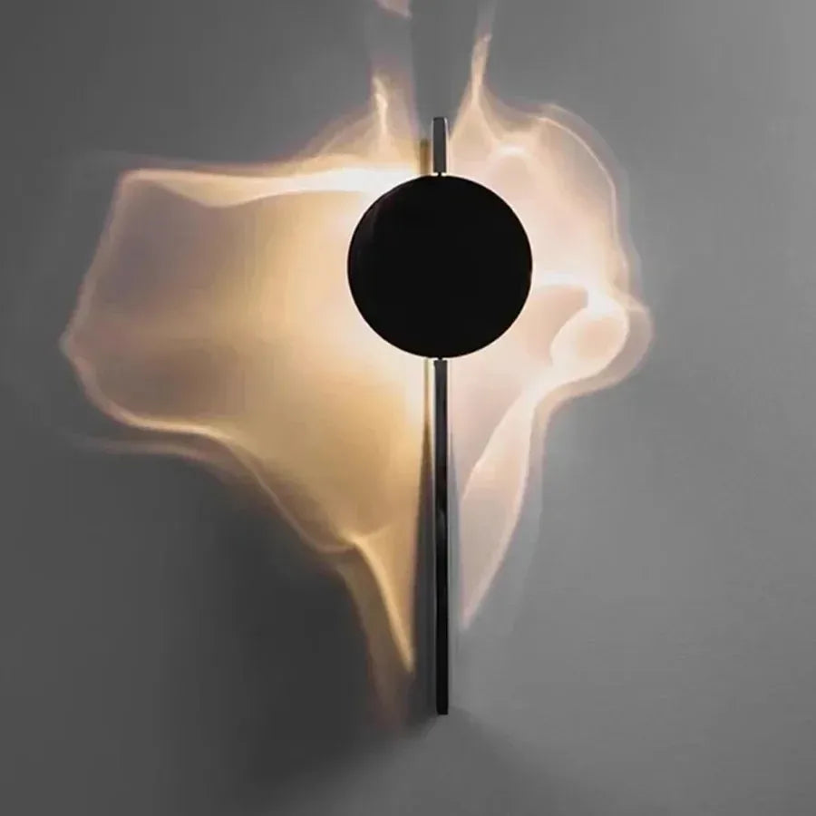 New Creative Art Corrugated LED Wall Lamps Bedroom Bedside Wall Light