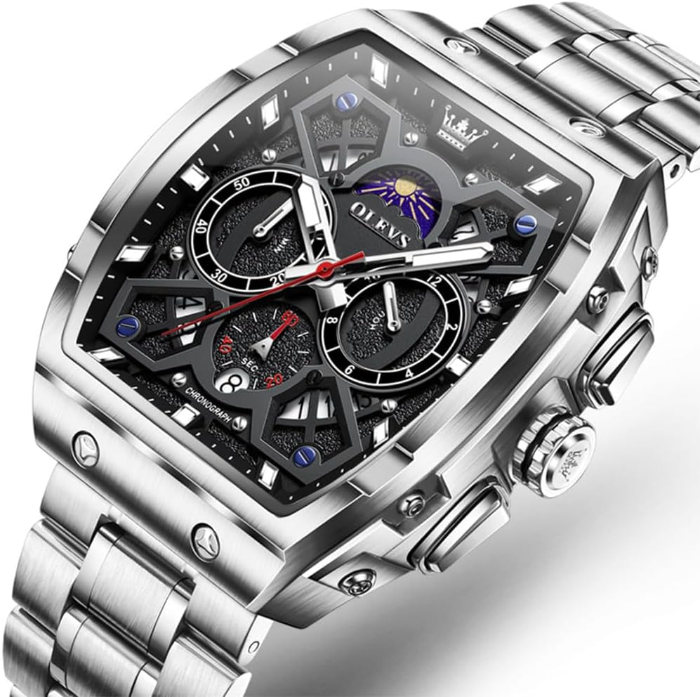 Mens Business Dress Chronograph Waterproof Watch