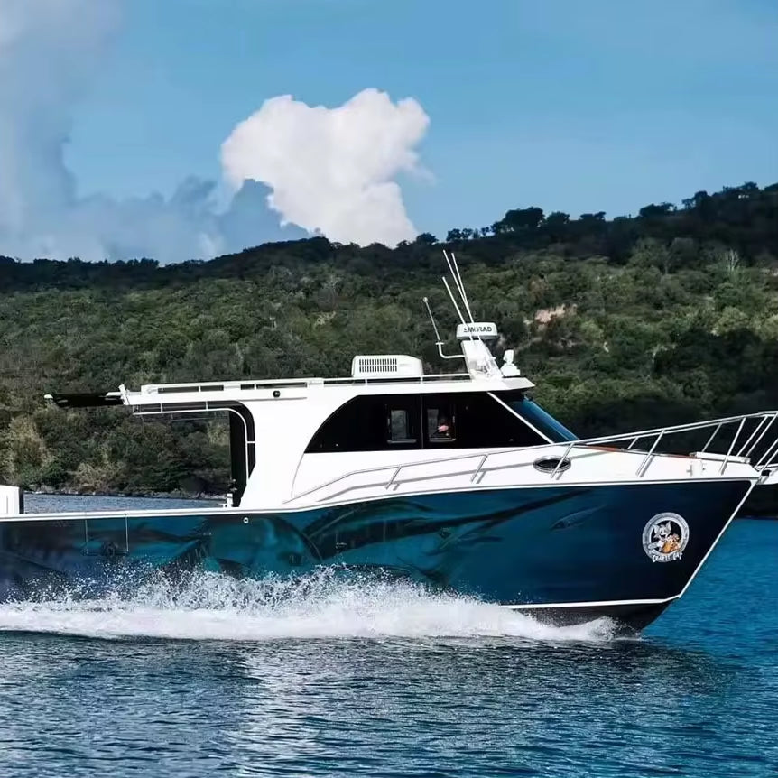 Sea King 10M 33Feet Catamaran Outboard Motor Yacht Sport Luxury Cabin Cruiser Aluminium Fishing Boats Cats Leisure