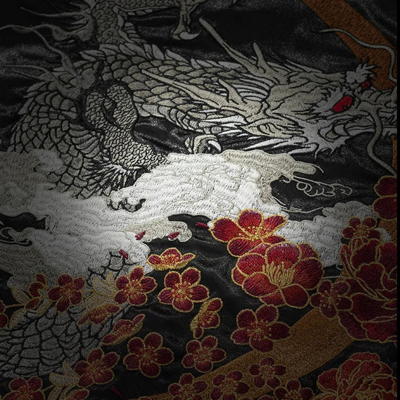 New Mens 3D Printed Bomber Jacket Satin Luxury Streetwear 