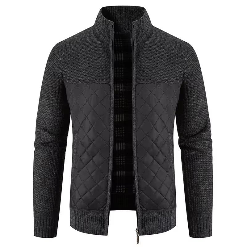 Men Sweater High Quality Luxury  Jacket Fashion Winter Coat Fleece Hoodies