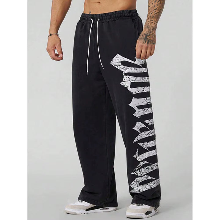 Men's Casual Straight Leg Sporty Pants