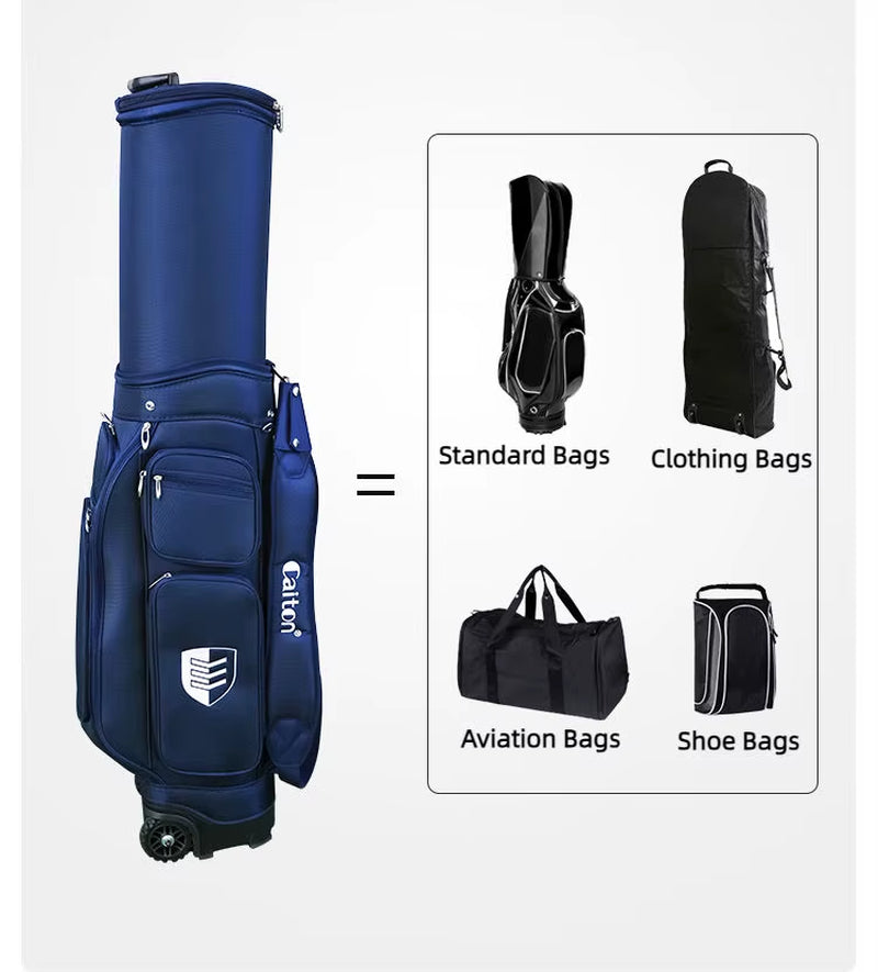 Modern Multifunctional Golf Stand Bag Waterproof Large Capacity 